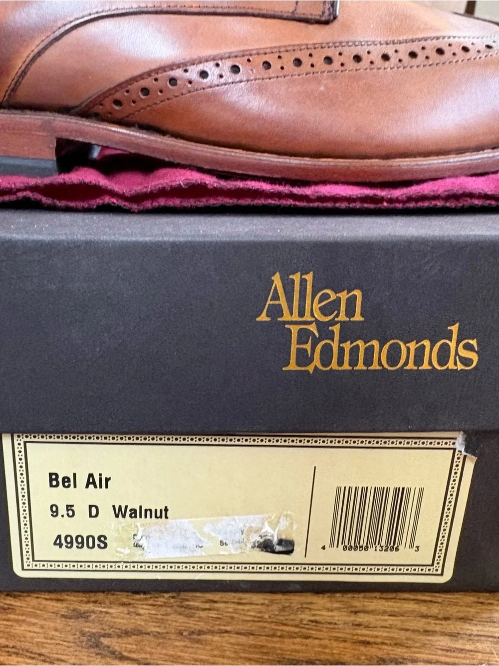 Allen Edmonds Brown Wingtip Derby Shoes